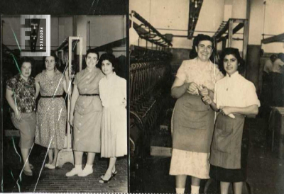 Compañeras de trabajo - Fábrica Textil La Emilia