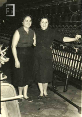 Compañeras de trabajo - Fábrica Textil La Emilia