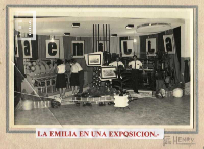 La Emilia en una exposición