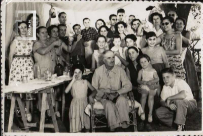 Familia Rimoldi celebrando Navidad