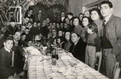 Familia Maggiori en festejo de cumpleaños del abuelo