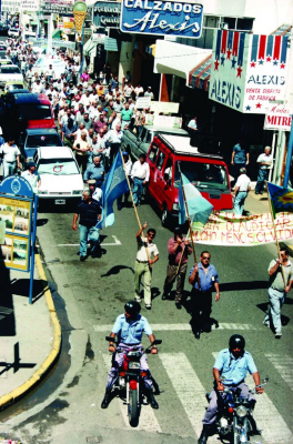 Marcha de jubilados - Centro nicoleño 