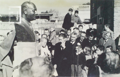 Acto Inauguración busto Cayetano Cavalli