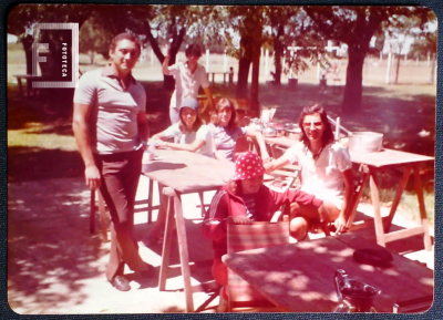 Grupo en camping Club Belgrano 