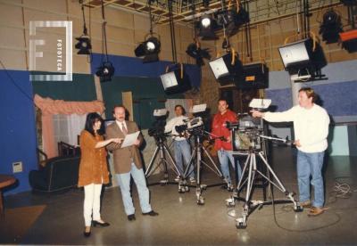 Estudio Canal 2. Alicia Ángel, Guadagnoli, Suárez, Tessore y Sciacaluga