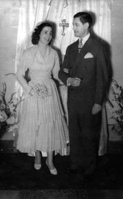 Fiesta de casamiento Nelly Dastugue-Ricardo Sanchez, 1954