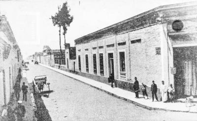Calle Italia desde Nación hacia Pellegrini