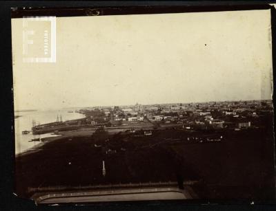 Vista de la ciudad desde tanque Aguas Corrientes