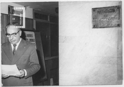 Donato Martínez, Gerente Bco. de la Provincia Suc. San Nicolás. En el 150º aniversario - 1972. El Norte 8-9-72