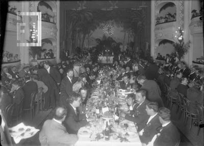 Banquete en el Teatro Municipal