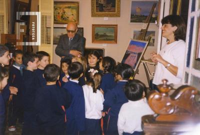 G. S. Chervo recibiendo visita del instituto San Juan Bautista