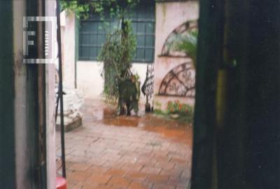 Segundo patio del Museo, día de lluvia