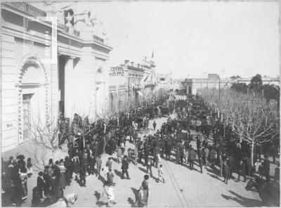 Salida de Te Deum, 25 de mayo de 1910