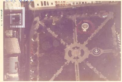 Vista aérea de la Plaza Mitre