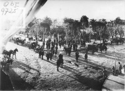 Plaza Mitre, festejos 25 de Mayo de 1910