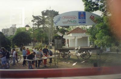 Stand del Museo (aire libre), IV Feria del Libro en San Nicolás