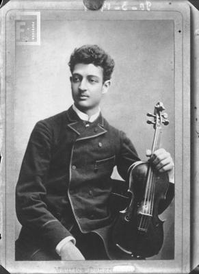 El violinista Mauricio Dengremont, fallecido en San Nicolás en 1893