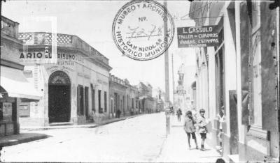Calle de la Nación y 25 de Mayo (esquina sur)