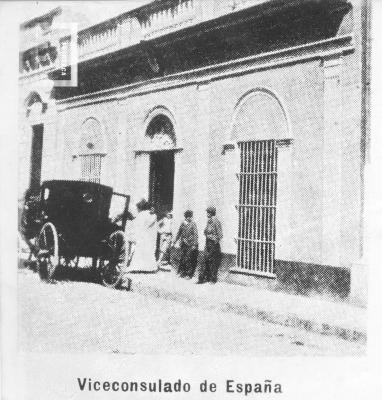 Viceconsulado de España, en calle de la Nación 227