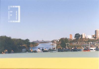 Vista de la ciudad y arroyo Yaguarón