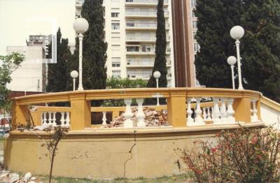 Construcción de la Peatonal. Remodelación de la rotonda