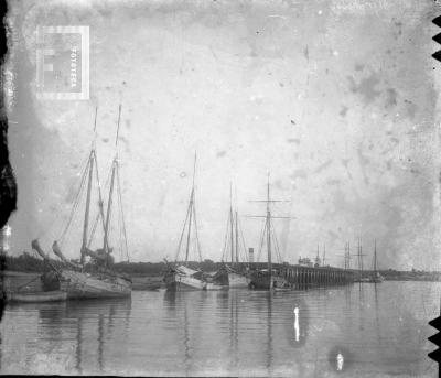 El Muelle de Cabotaje a principios del siglo XX