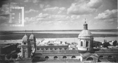 Vista de San Nicolás desde el edificio Sarmiento, hacia el noreste