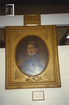 Juan B. Azopardo, reprod. cuadro en Museo Naval de Tigre