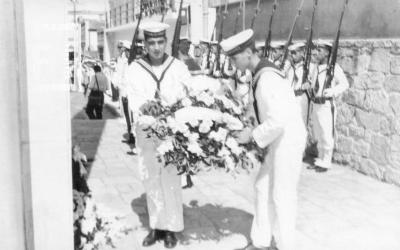 Celebración Combate Naval. Ofrendas florales