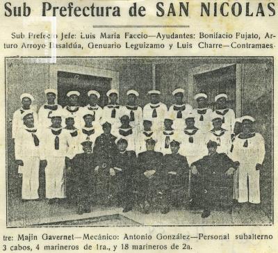 Personal de Subprefectura San Nicolás