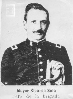 Mayor Ricardo Solá, jefe de la brigada Zapadores Pontoneros