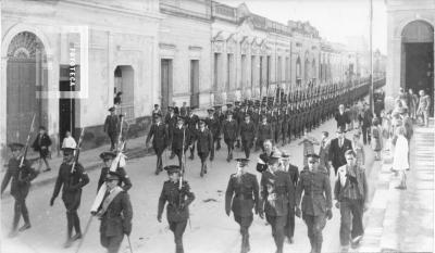 Escuela de Zapadores Pontoneros Z. P. 2. Servicio Militar clase 1917.