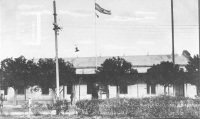Escuela de Zapadores Pontoneros Z. P. 2. Servicio Militar clase 1917. Cuartel