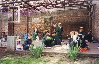 Jardín de Infantes Escuela de la Paz en visita al Museo. 1º grado A