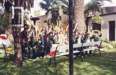 Jardín de Infantes Escuela de la Paz en visita al Museo.