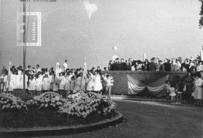 Homenaje a la Bandera. Palco