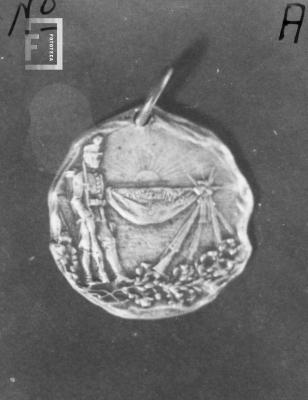 Medalla conmemorativa entrega de la bandera del Batallón San Nicolás (anverso)