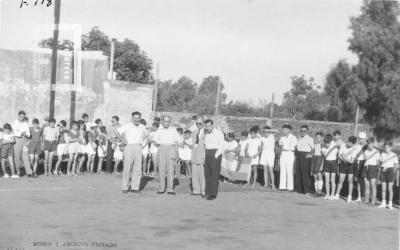 Cancha Club Deportivo América, 1954-1955, Guruciaga entre Chacabuco y Olleros