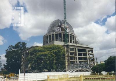 Santuario de la Virgen del Rosario en construcción