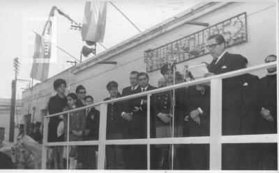 Acto frente a Casa del Acuerdo