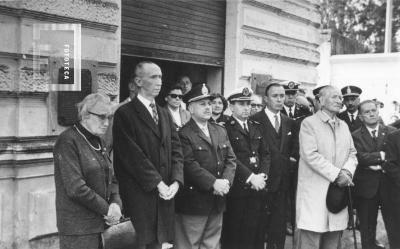 Acto Guerreros del Paraguay. Intendente Bent y autoridades