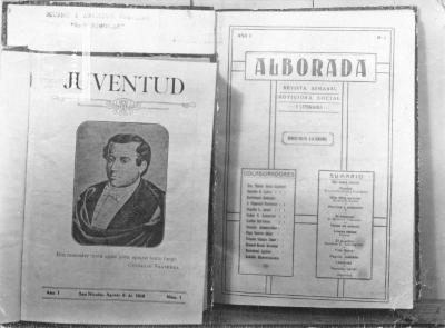Revistas //Juventud// y //Alborada//