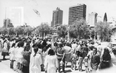 Inauguración busto de Ginés García, en plaza de los Poetas