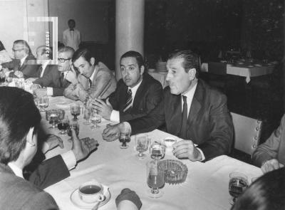Dr. Haroldo Zuelgaray, Alfredo Gamarra, Naldo Brunelli, Julio Martí, Aldo Ramini y otro